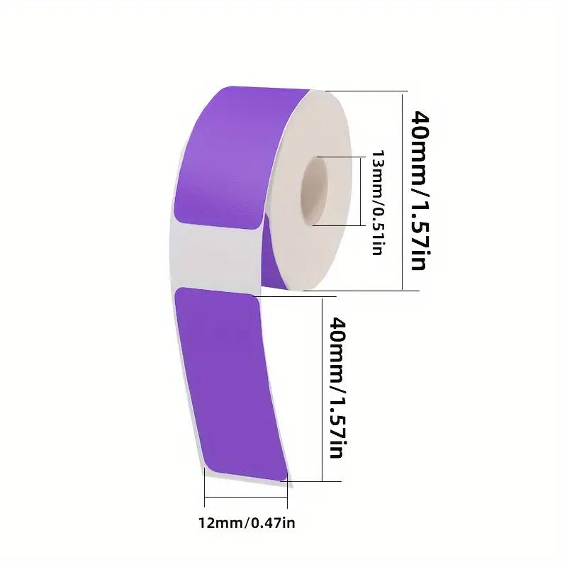P15 Label Printer Sticker 12*40mm Label Tape Thermal Printer Paper 160pcs/roll Compatible Phomemo D30 Marklife P12 P11 Labelle