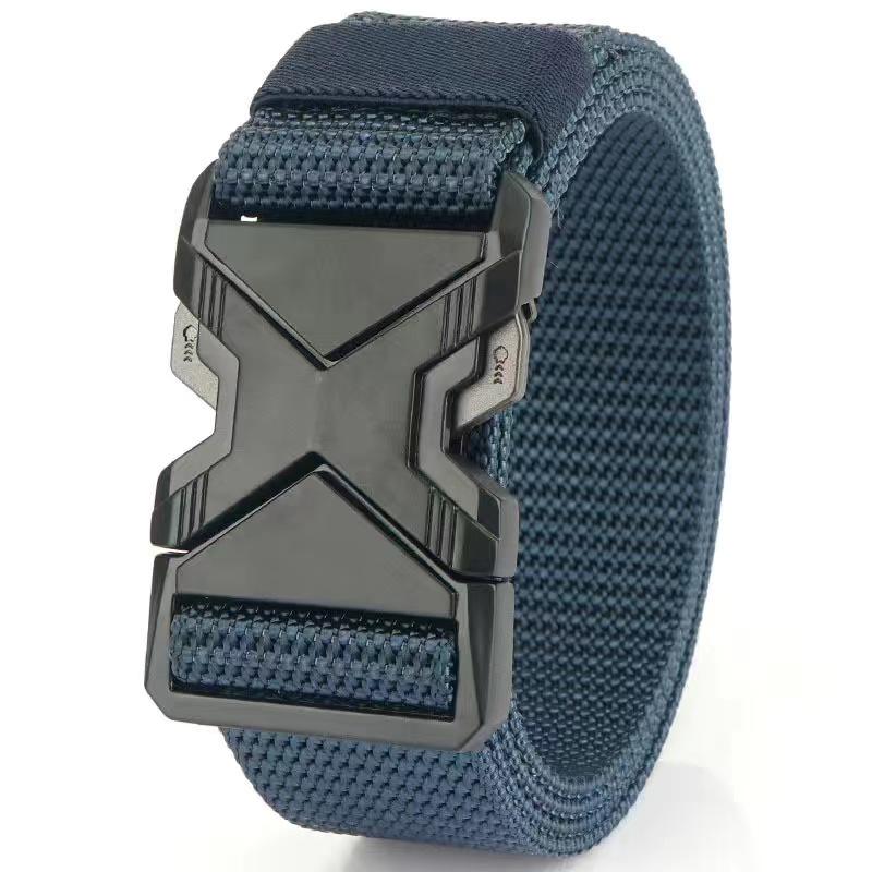 Nylon Automatic Buckle Tactical Belt for Men's Outdoor Work and Military Training