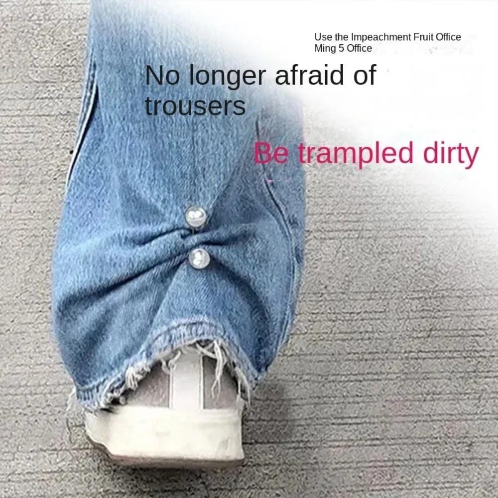 3/6/8PCS Non-Slip Safety Pins Adjustable Collar Clip Brooches Fashion Pearl Brooch  Scarf Fastening