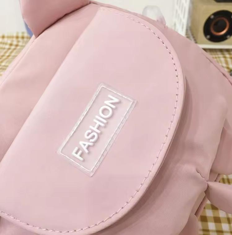 Japanese Style Small Bag Female Fashion Wild Cute Messenger Kitty Bag Ins Korean Student Canvas Shoulder Bag Mobile Phone Pouch