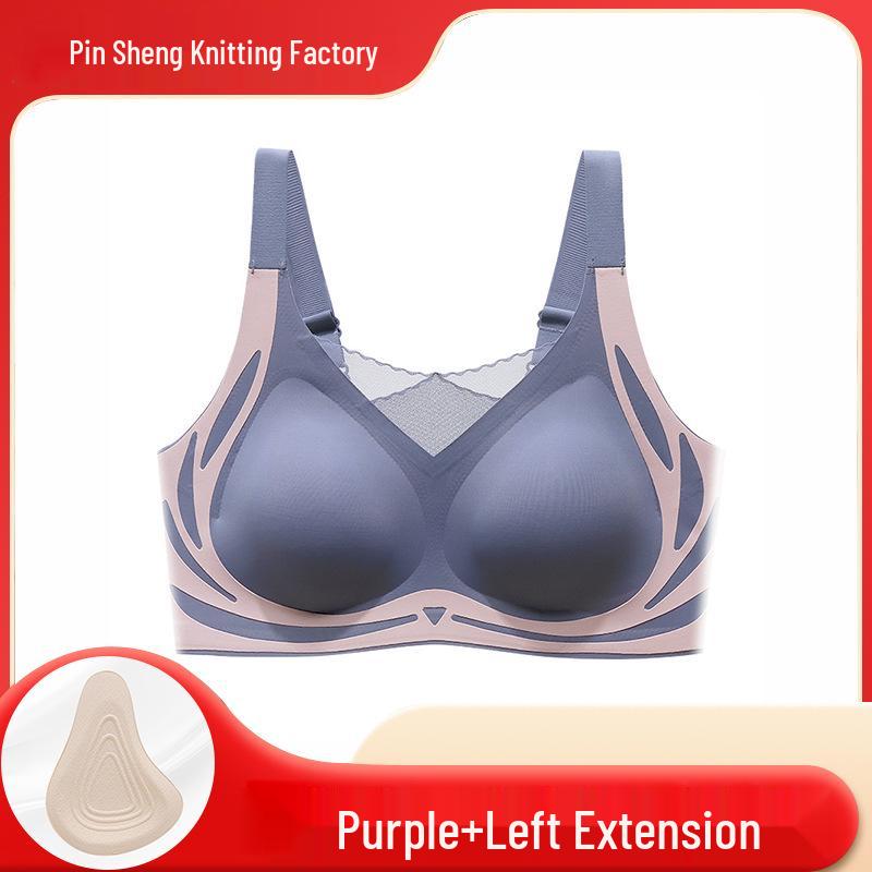 Women's Seamless Post-Mastectomy Bra with Breathable Silicone Prosthesis