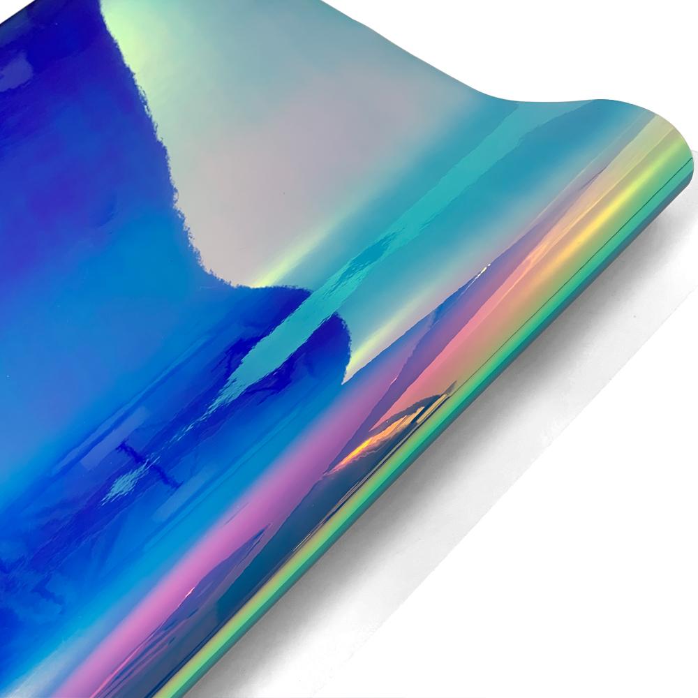 

Wrap Vinyl Car Wraps Rainbow Electroplating Blue Film Waterproof Exterior Car Stickers Wrapping Tools Vehicle Decoration Vinyls 10cmx135cm синий