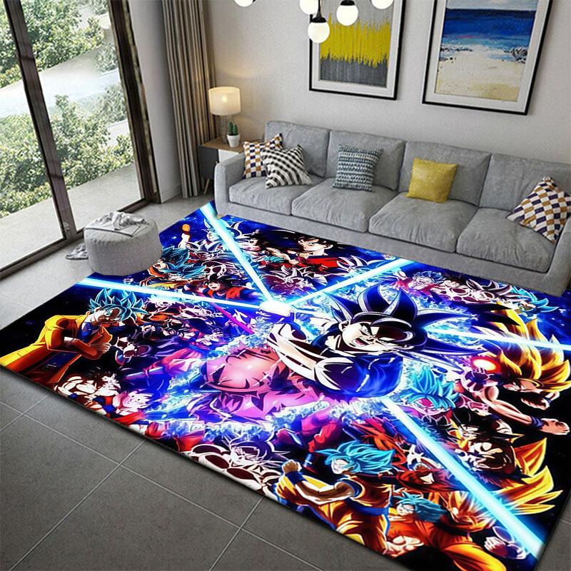 Dragon Ball Home Warmth Decor Area Ruganime soft washable cartoon floor carpet 60x90cm