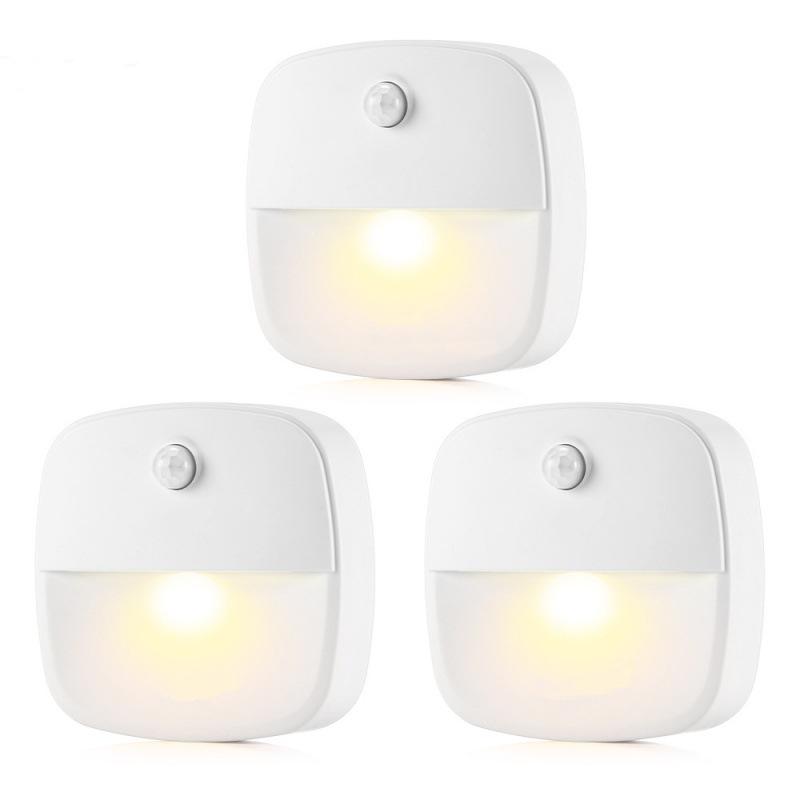 Wireless Auto-Sensing LED Night Light for Baby, Hallway, Wardrobe, and Cabinet