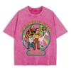 I Miei Amici Immaginari Pensano Che Io Sia Figo Maglietta Uomo Retro Lavata Morbida Casual Oversize Maglietta Cotone Abbigliamento Estivo Maglietta Larga