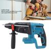 3 in 1 Impact Drill Hammer Set Lightweight Rechargeable Adjustable Mode Rotating Handle for Woodworking Projects Installation