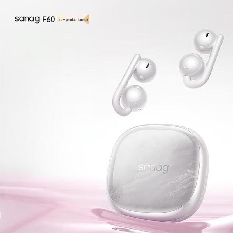 SANAG F60 Open-Ear Clip-On Bluetooth Headphones
