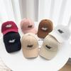 New American Baseball Cap Men and Women Fashion Sun Hat Showing Face Letters Korean Version Soft Top Embroidered Baseball Cap Hat