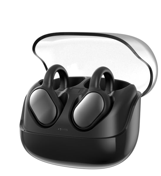 Wireless Earphones Bluetooth Wireless Earphones New Release Bone Up To 65 Hours of ENC Call Noise LCD Display Battery Sound Leakage Prevention IPX7