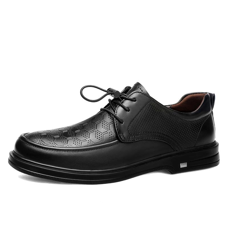 FashionHigh Quality Casual Shoes Men Genuine Leather Shoes Fashion British Style Anti-skid Oxford Shoes Luxury Brand Man Business Shoes