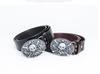 Men's Trendy Casual Cowhide Leather Belt with Alloy Smooth Buckle