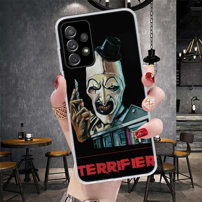 

Horror Movie Terrifier Soft Phone Case For Samsung Galaxy S22 S23 S24 S25 Edge S26 Ultra S20 FE S21 Plus + Fundas Coque Galaxy S Samsung S20 Plus
