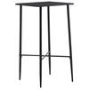 Bar Table - VIDAXL - Black - 60x60x111 Cm - MDF - 2 Seats - Easy Assembly