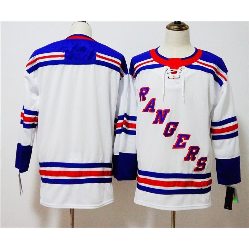 New York Rangers NHL Hockey Jersey Uomo Uniforme da Ghiaccio Abbigliamento per Tifosi Miscela Sintetica Premium