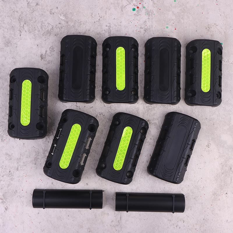 1/3/5Pcs New Motorcycle Bumper Reflective Blocks Crash Bar Protection Universal Anti-Scratch Plastic Pads Engine Anti Drop Guard