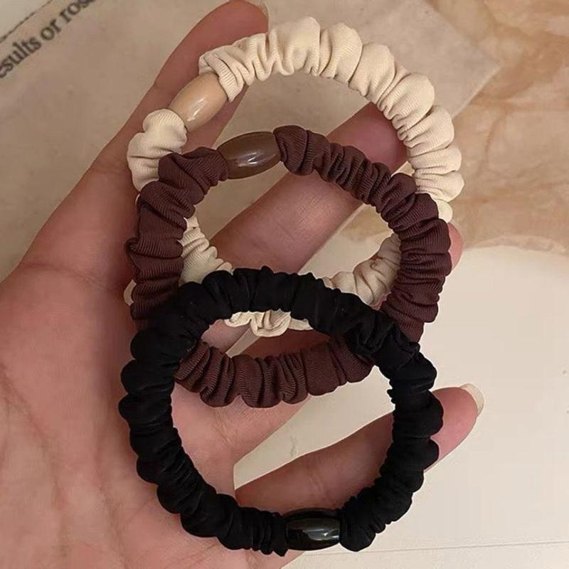 8PCs Stretchy Hair Scrunchies Nonslip Elastic HairBands Gentle Hairtie For Various Hair Type Updos Ponytail Holder