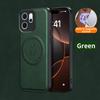 Wireless Charging Magnetic Case for OPPO Reno 15 Pro 15F 15FS 5G Reno15 F FS Protective Cover PU Leather Hard Back Shell Coque