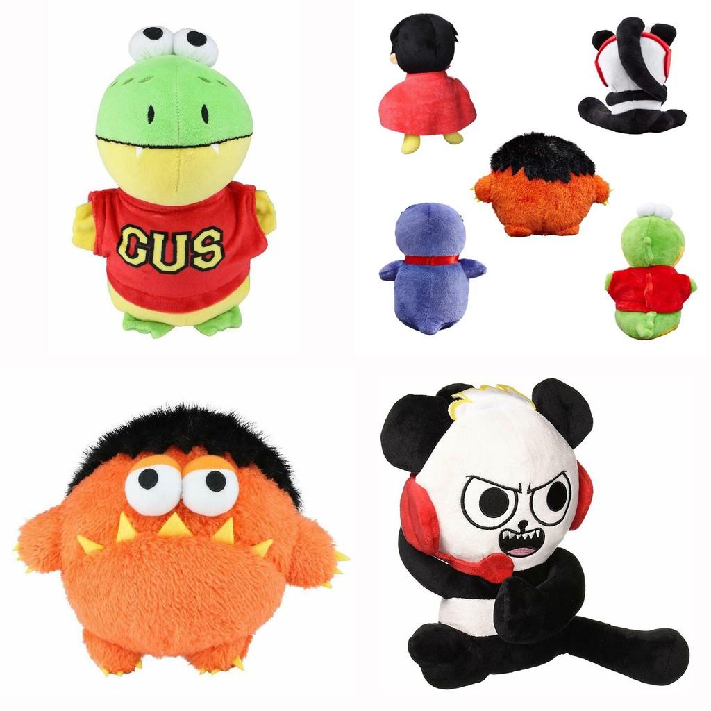 Adorável Ryans World Combo Panda 18cm Pelúcia Macia Brinquedo de Pelúcia Para Crianças Presentes