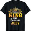 This King Was Born In July Birthday Party Celebration Unisex T-shirt