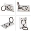Reinforced Ring Handle Stainless Steel Flush  Locker Flush Mount Boat Marine Hardware  Boat