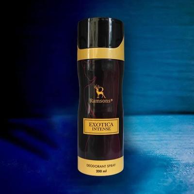 Ramsons - EXOTICA INTENSE Deodorant Spray |200 ML X 2  | TN - Sweet, Peach, Orange Blossom | MN - Honey, Jasmine| BN - Amber, Woody