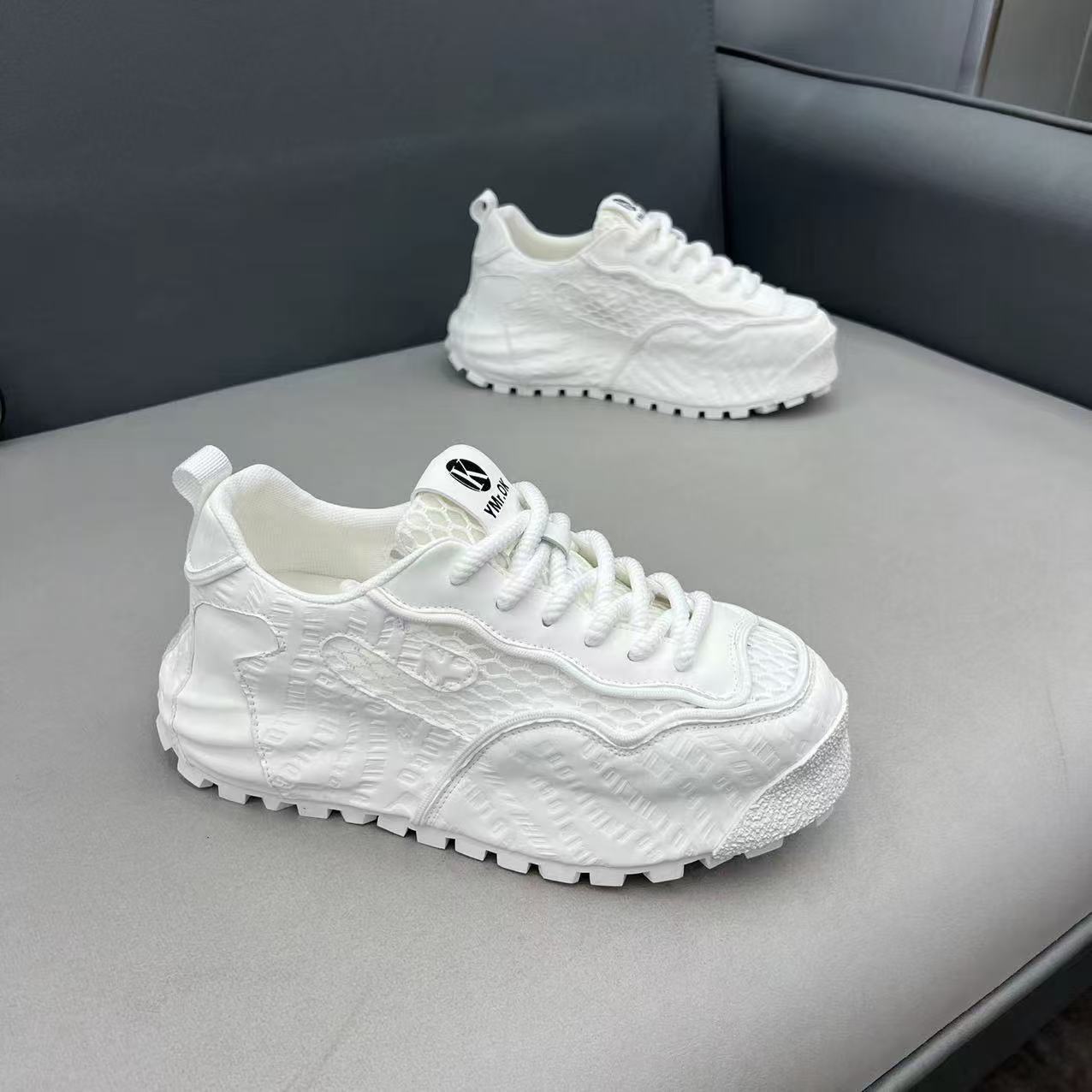Men S Shoes: Summer Thick-Soled Height-Increasing Wear-Resistant Sports Men S Trendy Versatile Casual Breathable Dad Trendy Shoes 39