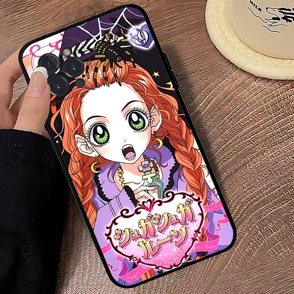 Anime S-Sugar Sugar Phone Case For Iphone 17 Air 16 15 14 13 12 11 Pro Max 16 15 14 Plus TPU Soft Case