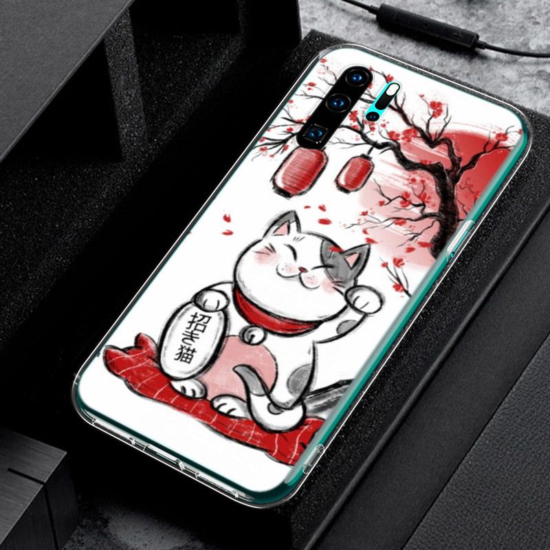 Japanese Red Sun Anime Silicone Cover For Honor 30 30S 30i 9 10 9A 9C 9S 9N 10i 10X 9X Lite Pro 5G Phone Case