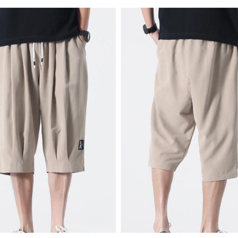 Pantaloncini Estivi da Uomo Larghi Casual Pantaloncini Traspiranti Ricamati a Gamba Dritta Pantaloncini Sportivi Taglie Forti Jogging Fitness Spiaggia