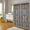 Morocco Antique Doors Shower Curtain Old Vintage Farm Wood Door Bedroom Curtains With Door Pattern Bathroom Decor