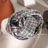 100% Pure Silk Square Scarf 53x53cm Lightweight Elegant Neck Wrap Fashion Styling