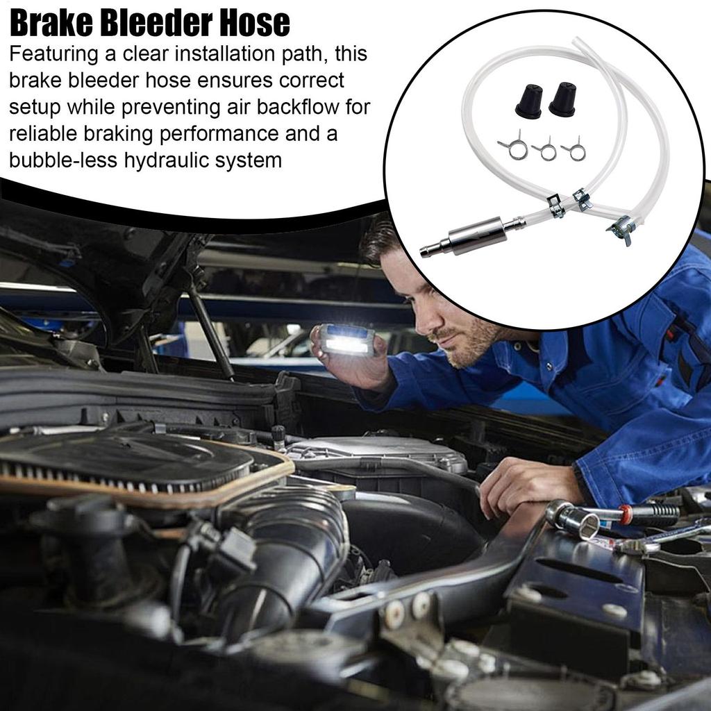 Brake Bleeder Hose Vehicle Brake Exhaust Hose Professional Clutch Bleeder Pipe Kit For Racing Garage Truck Motorcycle