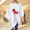 2026 Year of the Horse Women's Red Cotton Short Sleeve T-shirt