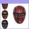 Unique Resin Halloween Mask Featuring Justice League Batman Design For Costume Parties
