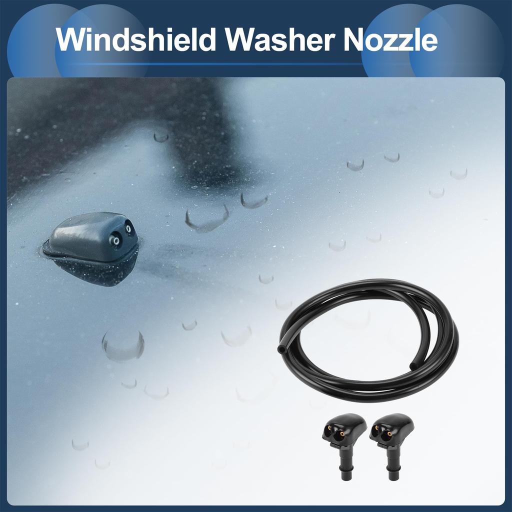 INFINAUTO Front Windshield Washer Nozzle Front Wiper Spray Nozzle with