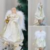 Festival Angel Doll Tree Top Star Delicate Christmas Tree Top Star Atmosphere Golden Christmas Angel Topper Navidad Decor