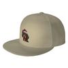 Fashion Adorable Christmas Dachshund dog donning a Santa Claus hat Flat Brim Sun Hat  Casquette Hats