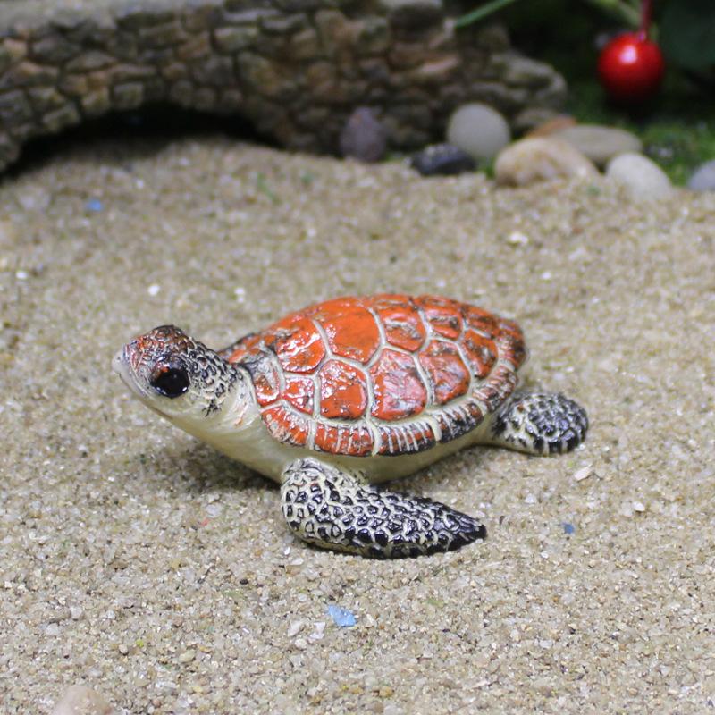

Decorative Turtle Figurine Resin Material Handcrafted Design Indoor Outdoor Use Tabletop Ornament Collectible Sculpture One Size