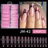 Premium Artificial hoofs 140 Pieces Set With sparkling Finish Ready For Polish Storage Box