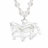 Zodiac Pearl Beaded Pony Necklace - Luxurious, Versatile Layered Sweater Chain for Women