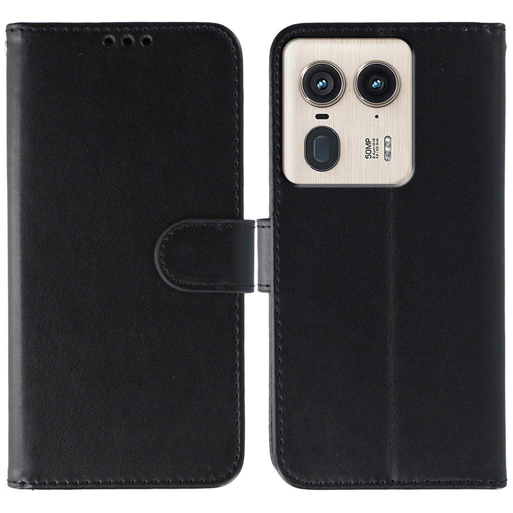 For Motorola Edge 50 Ultra 5G/Moto X50 Ultra 5G Case PU Leather Flip Wallet Phone Cover with Strap