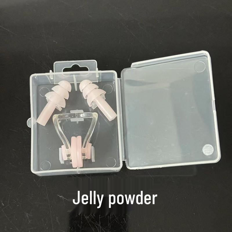 Nose Clip & Earplugs Set for Swimming - Soft Silicone, Waterproof, Universal Fit for Adults and Children