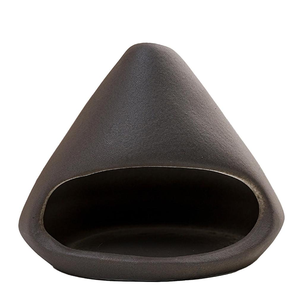 Hyack Palo Santo Saucer, Palo Santo Holder, Incense Holder, Modern Style (Black) [Parallel Import]