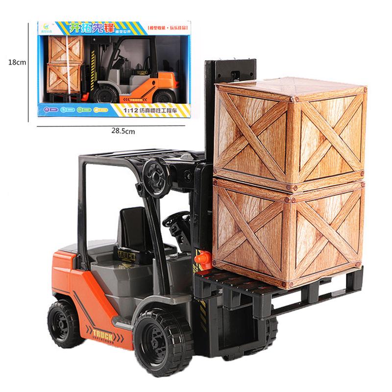

112 New Scale Forklift Truck Model Car Construction Vehicle Collection Toy Gift