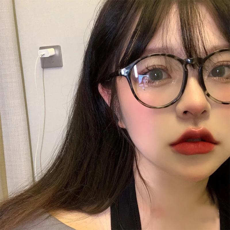 High-quality large frame glasses Myopia Glasses Women Men Nearsighted Eyewear Anti blue light Glasses with Diopters Minus -1.0