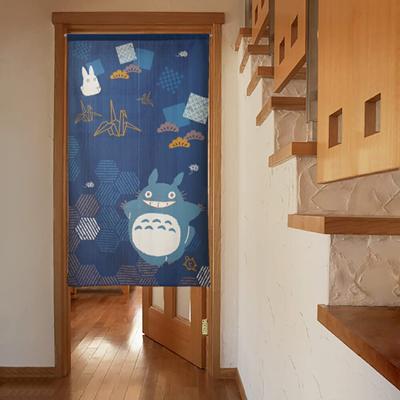 Noren Kobo Totoro Noren Ghibli Long 85cm Wide X 150cm Bringing Good Fortune Crane and Turtle 11075 Tapestry, Long, Totoro, Design,
