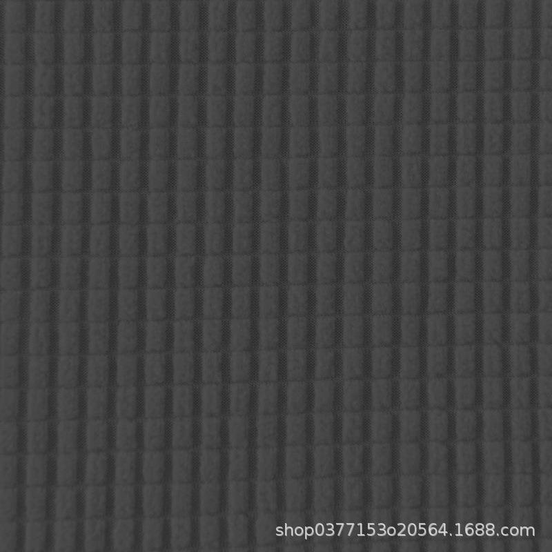 Polar Fleece Footstool Cover Durable Stretch Ottoman Cover Solid Color Footrest Slipcover for Living Room Furniture Protector