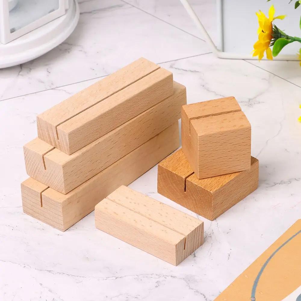 Fashion Crafts Desktop Decoration Wedding Supplies Paper Clamp Place Card Photos Clips Clamps Stand Table Numbers Holder