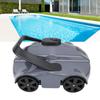 Automatic Pool Vacuum IPX8 Waterproof Strong Suction 5200mAh Robotic Swimming Pool Cleaner for Flat Bottom Pool