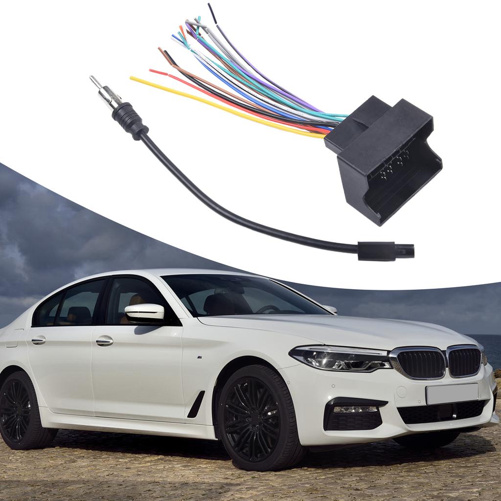 Black+Blue Interface For BMW For A8 2000 12 Inch Antenna Adapter Connector Brand New High Quality Professional